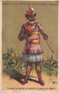 Chromo Chocolat Express Grondard Le tabac - Bild 1 von 2