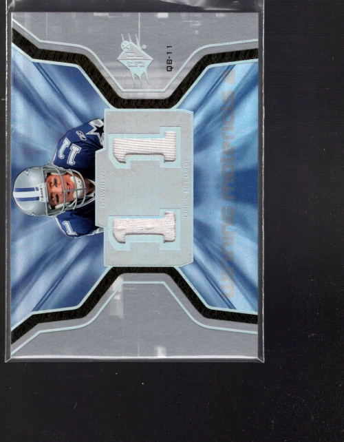 A8818-2007 SPx Winning Materials JSY NO. Dual #WMDR2 Drew Bledsoe Jersey - NM-MT - Image 1 of 1