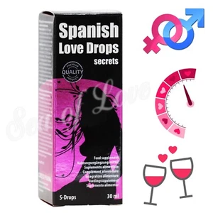 Cobeco Spanish Love Drops Secrets 30ml Sex Drops Enhancer for Women Libido Drink - Picture 1 of 12