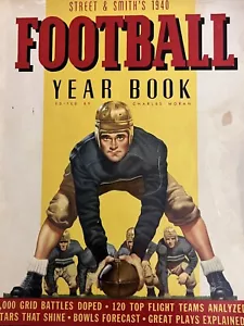 Street & Smith's Football Year Book #1 1940- NCAA, Good condition - Picture 1 of 3