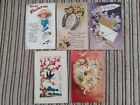 Vintage To My Valentine Love Romance Greeting Pack Of 5 Early 1900's Postcards