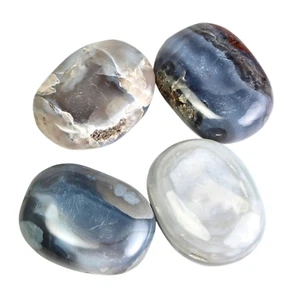 Grey Agate Palm Stone -Grey AgatePalm Stone - healing Crystals - Picture 1 of 7