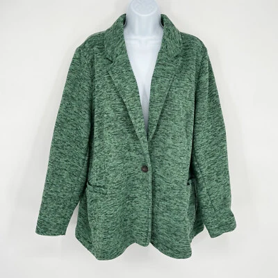 CHAQUETA BLAZER PUNTO VERDE LANDS END 2X 20W 22W Foto 1 de 4
