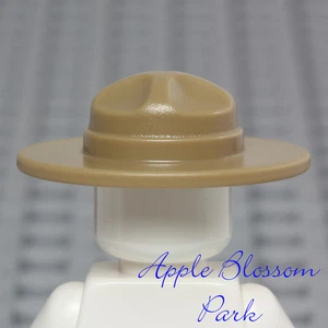 NEW Lego Minifig Dark TAN RANGER HAT Mountie Cavalry Horse Soldier Head Gear Cap - Picture 1 of 7