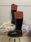 Jeffrey Campbell Friesian Riding Boots Black Brown Size US 7.5 UK 5 £330 - New