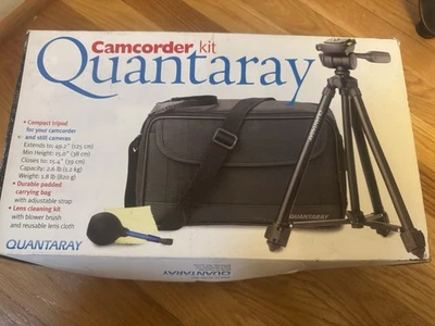 Quantaray Video Accessory Kit, Includes Video Tripod And Lens... - Image 1 of 3