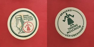 Ihring Melchior Lich-Oberhessen grüner Kreis Brauerei Bierdeckel Bier - Picture 1 of 1