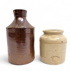 2x Steingut Flaschen Street & Day London + Preis Bristol sehr guter Zustand alles abgebildet - Bild 1 von 21