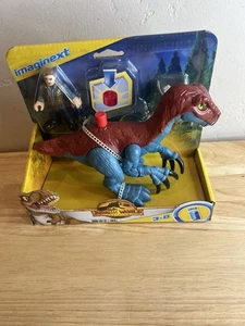 Jurassic World Dominion Imaginext Dinosaur Therizinosaurus & Owen- New-R45-353 - Picture 1 of 5