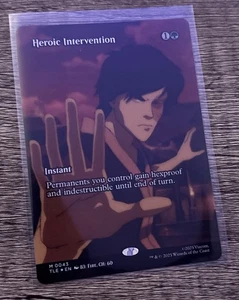 MTG Heroic Intervention #0043 Foil Board. M Avatar: L'ultimo dominatore dell'aria: E-L (TLE) - Foto 1 di 3