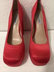 tacones plataforma steve madden talla 10 todo rosa  - Imagen 1 de 5