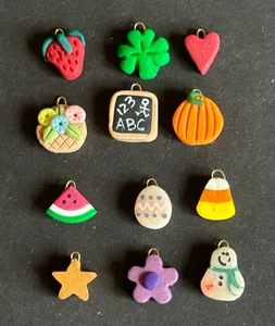 Hob Nobb Designs Welcome Angel Clay Handmade Monthly Embellishments Holiday 12 - Picture 1 of 4