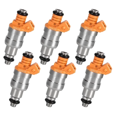 6X Fuel Injectors for  Jeep Cherokee Comanche 4.0L L6 33007127 Foto 1 de 4