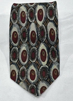 Corbata Robert Talbott Best of Class para hombre de seda de diseñador óvalos geométricos corbata Foto 1 de 4