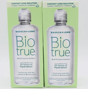 Bausch + Lomb Biotrue Mehrzweck-Kontaktlösung 2er-Pack 10 Unzen pro Stück Ablaufdatum 01/27 - Bild 1 von 4