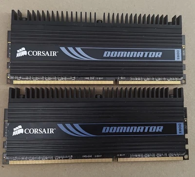 Corsair Dominator 1600Mhz CL DDR3 2x2GB TW3X4G1600C8 - Image 1 of 4