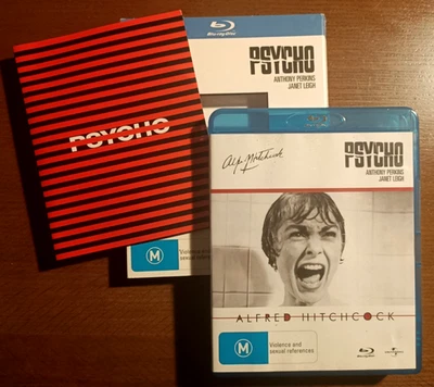 Psycho (1960) - Blu-ray Region Free - Slipcase & Booklet / Alfred Hitchcock - Image 1 of 4