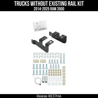 Soportes y herrajes semipersonalizados Reese para kit de rieles ISR 14-25 RAM 3500 Foto 1 de 4