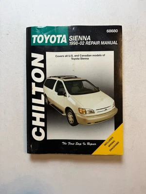 Guía del motor manual de reparación de taller Toyota Sienna 1998-2002 diagramas de cableado Foto 1 de 4