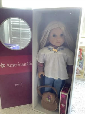 Muñeca American Girl Historical 1974 Julie Albright 18", caja bolsa Foto 1 de 4