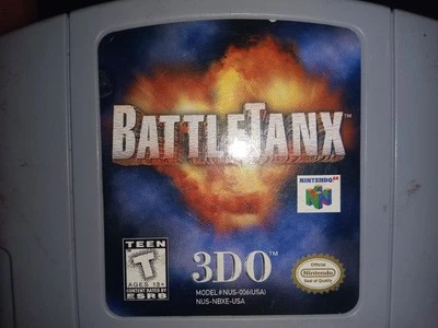 BattleTanx , NS64 , Rated Teen , Cartridge Only  Tested - Image 1 of 2
