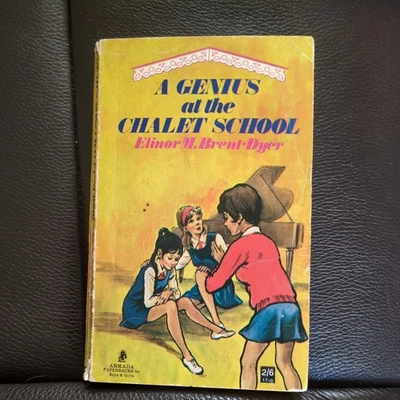 A Genius at the Chalet School. Elinor M Brent-Dyer. (1969) Vintage Armada  - Image 1 of 4