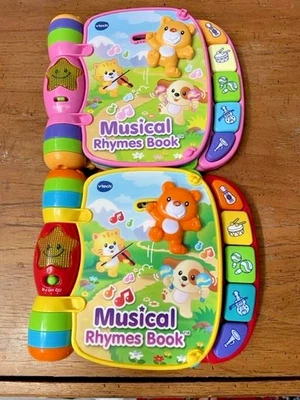 Pair of VTech Musical Rhymes Books,  Free Shipping - Image 1 of 4