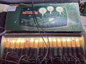OSRAM 16er Lichterkette Weihnachtsbeleuchtung  große Schaftkerzen E14 Vintage  - Bild 1 von 4