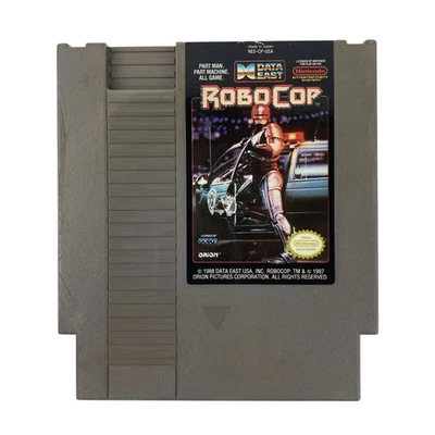 RoboCop (Nintendo NES, 1988) Auténtico. Arañazos limpios y probados Foto 1 de 4
