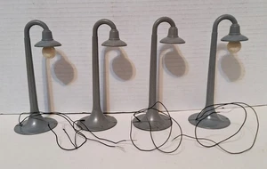 Marx Spur O Modelleisenbahnen Landschaft Gänsehals Straßenlaterne beleuchtet #072 2 mit Birnen - Bild 1 von 7