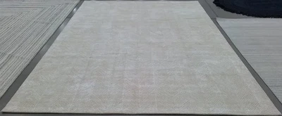 Пятнистый ковер сзади цвета слоновой кости/бежевый 9 футов 0 дюймов x 12 футов 0 дюймов сниженная цена 1172790041 SOH175A-9 - Изображение 1 из 4