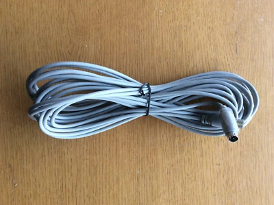 10m PS2 PS/2 Plug - Socket Extension Lead, Vintage Computer Keyboard Mouse Cable - Image 1 of 2