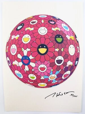 TAKASHI MURAKAMI Original Vintage Art Print Lithograph Signed Limited with COA - Image 1 of 3