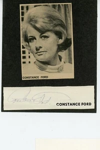 TV Schauspielerin Constance Ford Autogramm - Ada aus der Seifenoper "Another World" - Bild 1 von 1