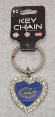 Llavero en forma de corazón con licencia de Florida Gators NCAA Foto 1 de 2