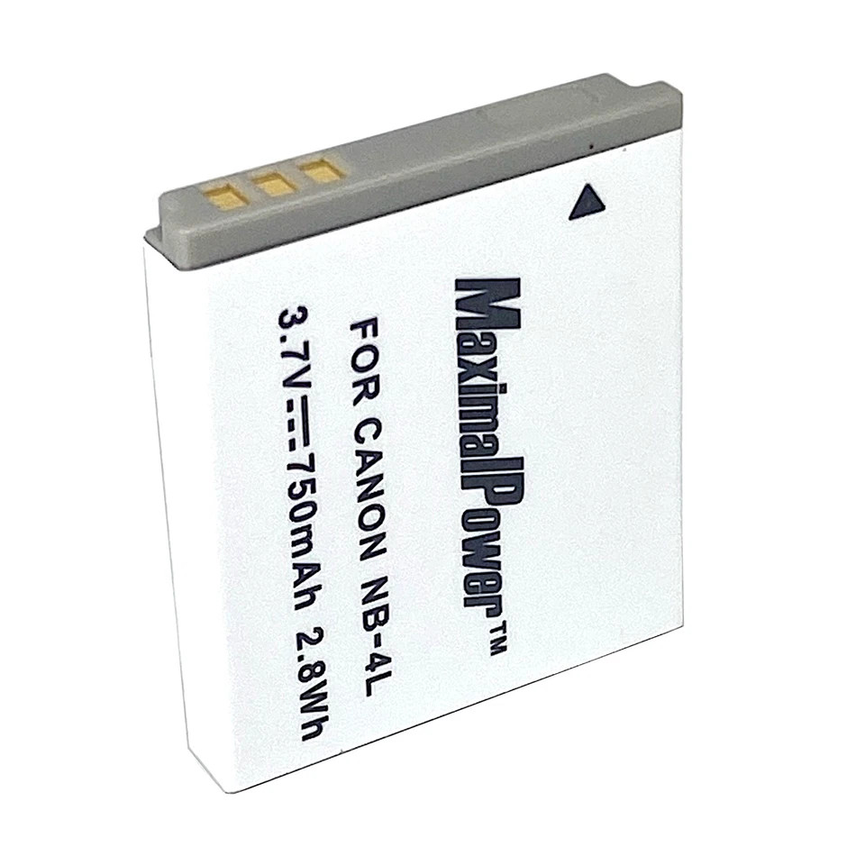 Battery for Cannon NB-4L Powershot SD1400 ELPH 330 HS, ELPH 300 HS, VIXIA mini - Image 1 of 4