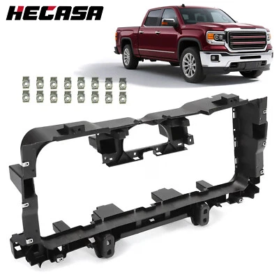 HECASA Bumper Grille Shutter Bracket For 2014-2019 GMC Sierra 1500 2500HD 3500HD Foto 1 de 4
