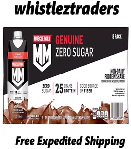18 PACK -Muscle Milk Genuine Protein Shake, Chocolate (11 fl. oz) FREE SHIPPING - Picture 1 of 1