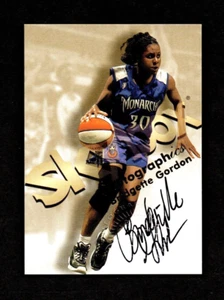 1999 Hoops WNBA Century Marks BRIDGETTE GORDON Monarchs Autograph HOF  - Picture 1 of 2