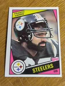 1984 Topps Football #165 Pittsburgh Steelers RB Franco Harris Ex-NrMt - Picture 1 of 2