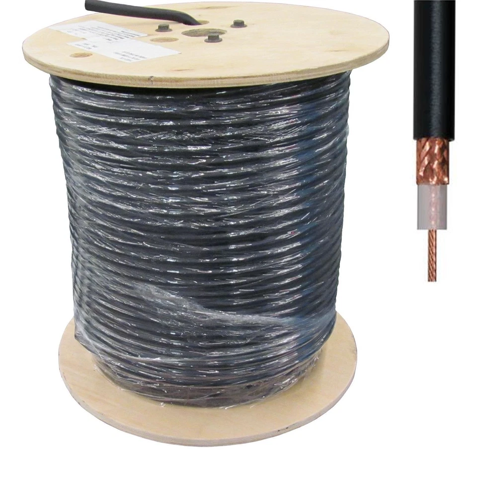 MCR COMMUNICATIONS RG213 XS66 MIL-SPEC Low Loss 50 Ohm COAX Feeder Cable ham radio per meter