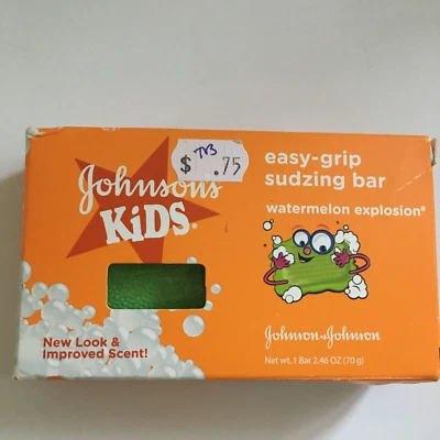 Jabón de manos Johnson & Johnson’s Buddies Easy Grip Sudzing Bar NUEVO descontinuado Foto 1 de 4