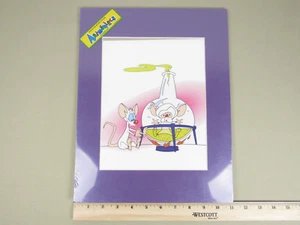 Animaniacs Pinky and the Brain Lithographic Print Warner Bros. 1995 New & Sealed - Picture 1 of 5