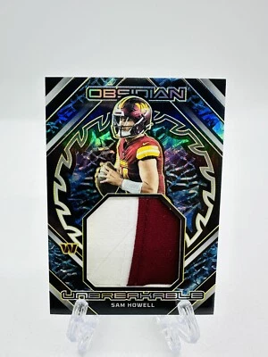 2023 Panini Obsidian Sam Howell Unbreakable Patch /10 #UMSHO - Image 1 of 2