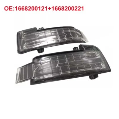 Luz de señal de giro de lámpara de espejo de 2 piezas para Mercedes Benz W166 ML GLE GL GLS G 2013-19 Foto 1 de 4