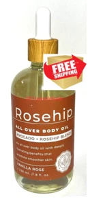 ROSEHIP Ganzkörperöl ~ Avocado + Hagebuttenmischung ~ 8 fl. oz Vanille Rose - Bild 1 von 4