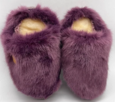 Nuevas pantuflas 2018 ULU Miska Scuff para mujer 8 rosa peludo piel sintética forradas Foto 1 de 4