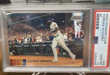 2020 Topps Stadium Club yordan alvarez RC Variation SP PSA 10 Low Pop