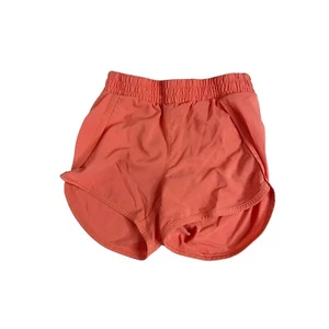 All In Motion Athletic Shorts Girls XS 4/5 Coral Orange Lined Running Activewear - Picture 1 of 5
