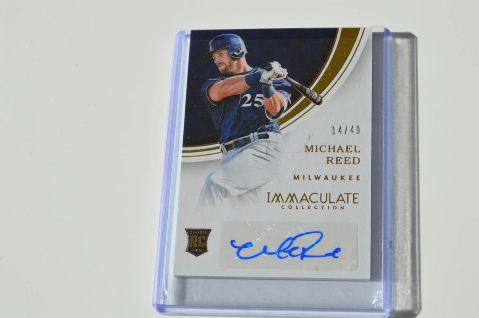 2016 Panini Immaculate Collection Rookie Autographs RA-MR Michael Reed Auto Card - Image 1 of 2